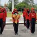 Latihan Paskibraka di Halaman Setdakab Kantor Bupati Aceh Tengah. Foto : Gemapers.com