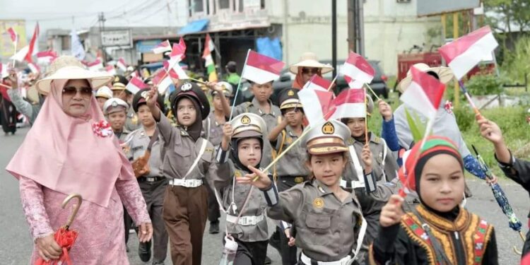 Peserta Karnaval HUT RI Ke-78 Bener Meriah, Foto : Prokopim Bener Meriah