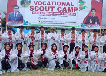 Peserta Pesantren Semayoen Nusantara Bener Meriah "Vocation Scount Camp", Photo : Gemapers