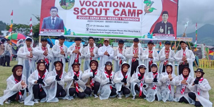 Peserta Pesantren Semayoen Nusantara Bener Meriah "Vocation Scount Camp", Photo : Gemapers