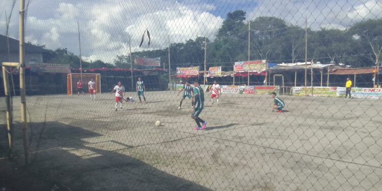 Pertandingan Futsal Piala PDRG Kampung Reje Guru, Foto : gemapers