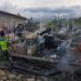 kebakaran melanda 4 rumah sewa di Wih Pesam  Bener Meriah, Photo Ist