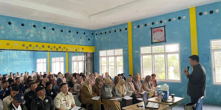 Tinjauan Pj Bupati Bener Meriah terhadap Peserta Bimbel PPPK Bener Meriah, Photo : gemapers