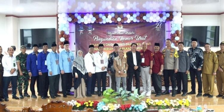 Pengundian Nomor Urut Paslon Bupati dan Wakil Bupati Bener Meriah, Photo: Doc KIP Bener Meriah