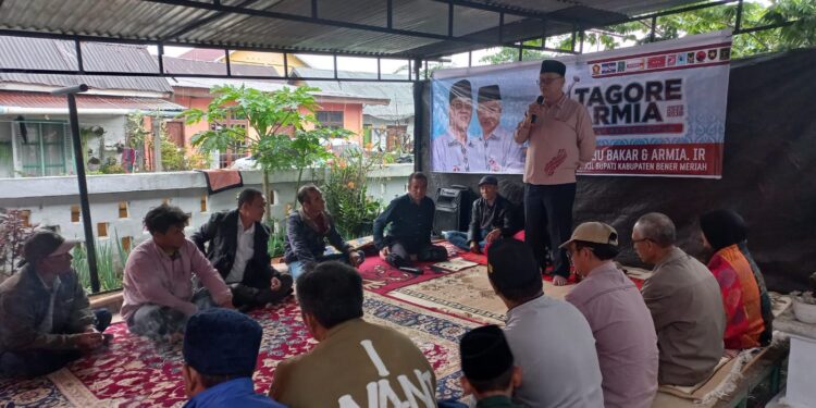 Silaturahmi Pasangan Tagar Bersama Masyarakat Simpang Tiga, Photo : gemapers