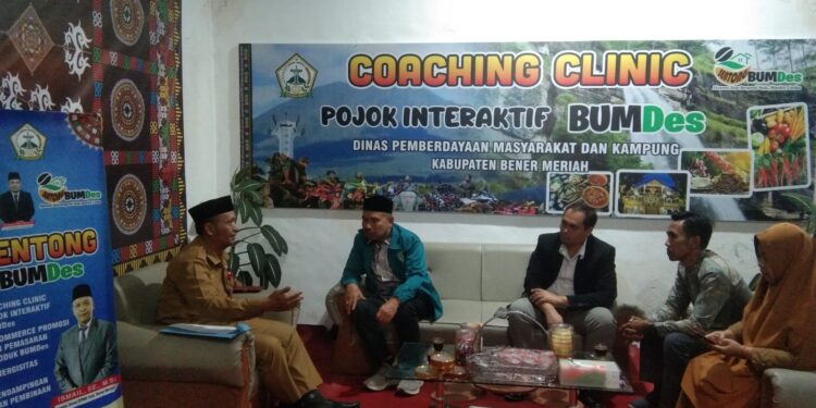 Peluncuran Program Inovasi Sentong Oleh DPMK Bener Meriah. Photo: Ist