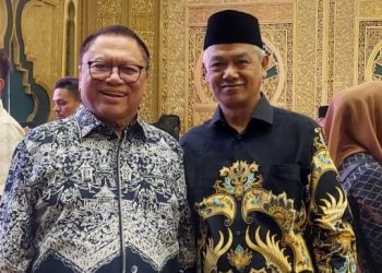 Wakil Bupati Bener Meriah Ir. Armia bersama Ketum Partai Hanura Oesman Sapta Odang, Photo : Gemapers