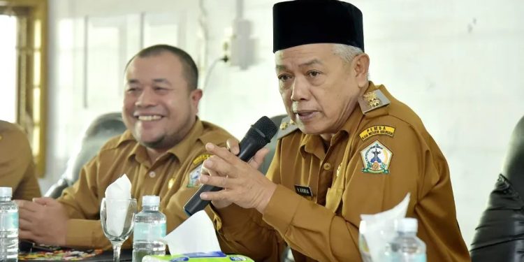 Antar Tugas Camat oleh Wakil Bupati Bener Meriah Ir. Armia, Selasa (27/5/2025). Foto : Prokopim Bener Meriah