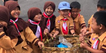 Kegiatan Sosial Anggota Pramuka TK IT Asy Syfa, Sabtu, (17/5/2025), foto :Ist