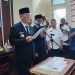 Bupati Bener Meriah, Ir. Tagore Abu Bakar melantik 13 pejabat pimpinan tinggi pratama, di ruang Setdakab Kabupaten Bener Meriah, Rabu, (16/7/2025). Foto Ist