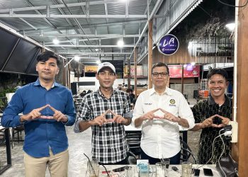 Ketua DPD Partai Gema Bangsa Bener Meriah Bersama Ketua DPW Partai Gema Bangsa Aceh, Foto :Ist