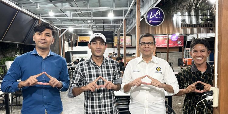 Ketua DPD Partai Gema Bangsa Bener Meriah Bersama Ketua DPW Partai Gema Bangsa Aceh, Foto :Ist