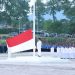 Proses pengibaran Bendera merah putih dalam HUT RI ke 80 oleh anggota Paskibraka Kabupaten Bener Meriah di lapangan Sengeda. Minggu, (18/8/2025). Foto : Ist