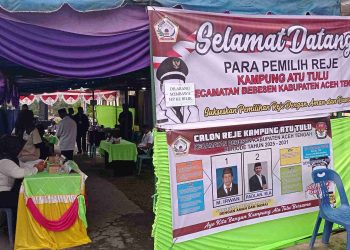 Pemilihan Reje Kampung Kampung Atu Tulu Kecamatan Bebesen Aceh Tengah, Kamis (23/10/2025). Foto : Edi Syahputra