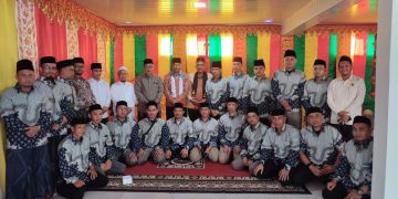 Kafilah Kabupaten Bener Meriah tiba di Kabupaten Pidie Jaya, Kamis (30/10/2025). Foto : Ist