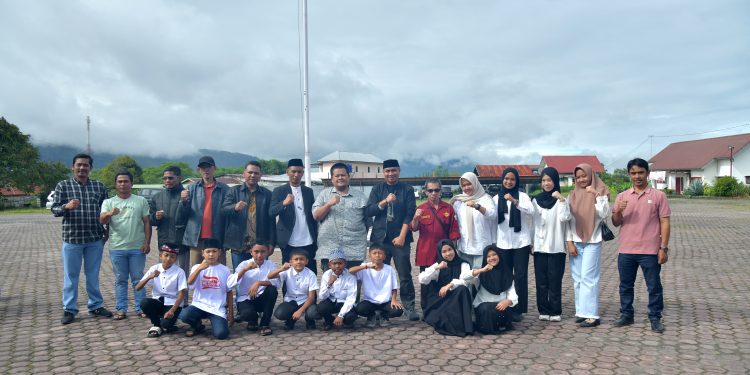 Pelepasan Kontingen FTBI oleh Pemda Bener Meriah, di halaman Setdakab. jum'at (21/11/2025). Foto: Prokopim BM