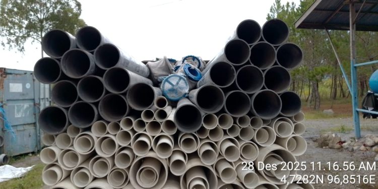 Bantuan Infrastruktur PDAM Tirta Bengi, Foto : Ist