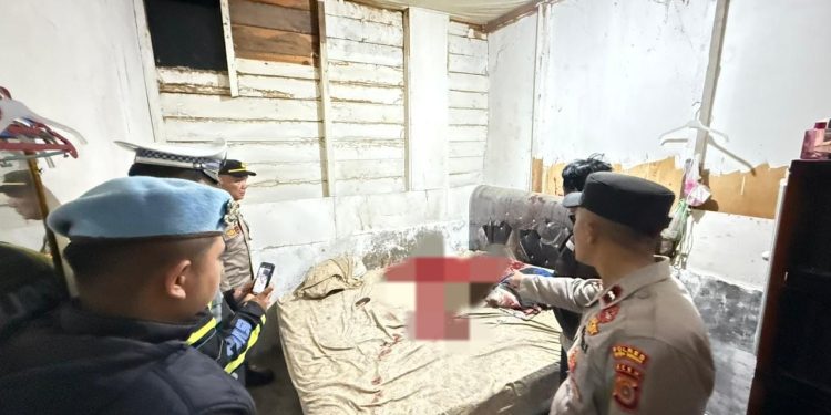 Keadaan rumah korban dugaan perampokan di Desa blangtampu kec.bukit. Rabu (4/1/2026). Foto : Humas Polres BM
