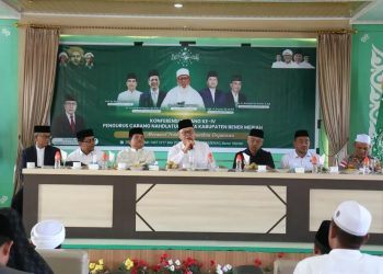 Kegoatan Konfercab ke-IV PCNU di Aula Pusat Layanan Haji dan Umrah Terpadu (PLHUT) Bener Meriah. Foto: Prokopim