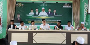Kegoatan Konfercab ke-IV PCNU di Aula Pusat Layanan Haji dan Umrah Terpadu (PLHUT) Bener Meriah. Foto: Prokopim