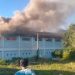 Kebakaran Aula Pesantren Ahlussunnah Waljamaah. Foto : Humas Polres BM