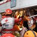 PMI DKI Jakarta Melakukan Penyelamatan Kecelakan Kereta Api Stasiun Bekasi Timur, Foto : PMI DKI Jakarta