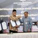 Bupati Bener Meriah, Ir. H. Tagore Abubakar bersama Wakil Ketua DPRK Guntur Alamsyah, saat menerima dokumen LHP LKPD 2025 dari Kepala BPK RI Perwakilan Aceh. Foto: Prokopim BM