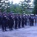 Pasukan gabungan Polres Bener Meriah dan Sat Brimob Polda Aceh dalam barisan apel di Lap Polres Bener Meriah . Foto : Humas Polres