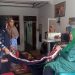 Ketua dan pengurus Dekranas Kabupaten Bener Meriah saat monitoring pelaku usaha perajin kerawang gayo. Foto : Dok Dekranas