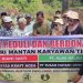 Para eks karyawan PT Alas Helau, PT. Kiani Saktu, PT. Tusam Hutani Lestari dan PT. Kertas Kraf Aceh saat berada di Enang-Enang. Foto : Ist
