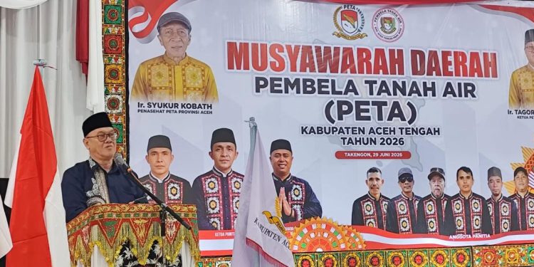 Ketua Pembela Tanah Air (PETA) Provinsi Aceh, Tagore Abubakar. Foto : Ist