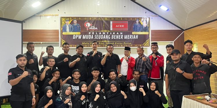 jajaran Dewan Pimpinan Wilayah (DPW) Muda Seudang Kabupaten Bener Meriah. Foto : Ist