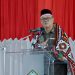 Bupati Tagore saat mengahadiri Apel Kebangsaan Indonesia Damai dan Deklarasi Damai di GORS Bener Meriah. Foto: Prokopim BM